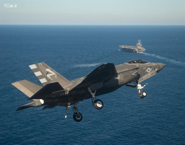 F-35C در اولین پروازهای آزمایشی